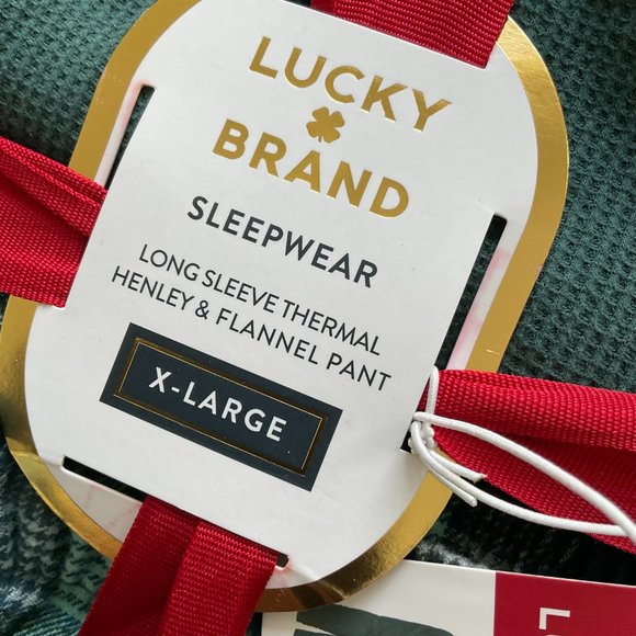 LUCKY BRAND Men's 2 Pc Sleepwear Set NIB Size XL - Picture 5 of 6